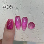 12ML 1-6PCS Popular Winter Internet Celebrity Hot-selling Northern Lights Cat Eye Magnet Gel Nail Polish Nail Art Nail Supplies