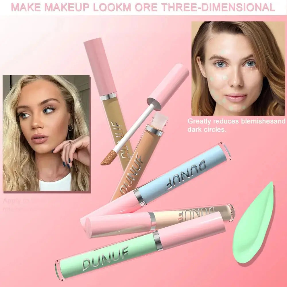 Green Orange Color Correcting Concealer Stick Foundation Waterproof Covers Acne Dark Circles Contours Moisturizing Liquid