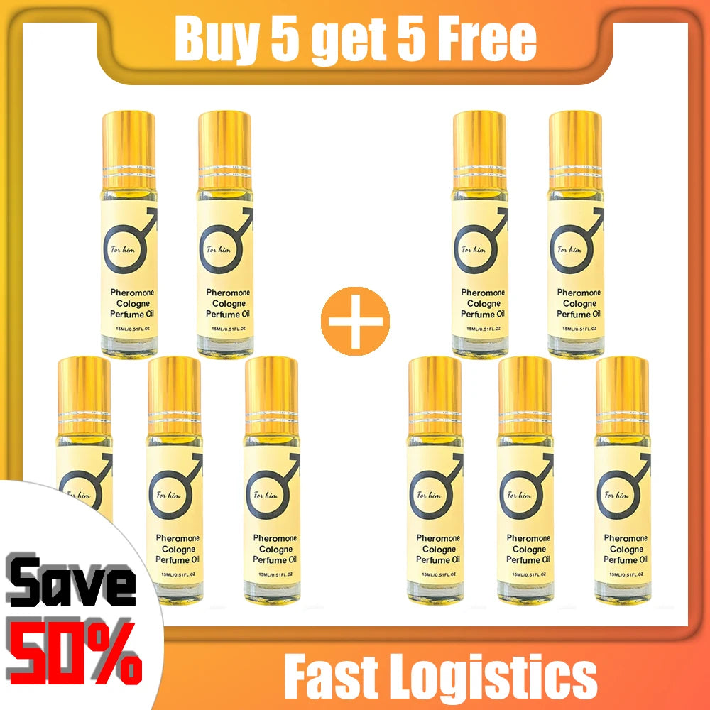 Pheromone Cologne Perfume Oil, lasting fragrance for men and women, portable travel clothes, romantic atmosphere perfume#