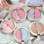 Flower Knows Strawberry Rococo Series Embossed Blush Fine Powder Makeup Smooth Long-Lasting Blusher Face Enhancing Makeup Color