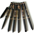 1/2/5/12pcs Waterproof & Sweat-Proof Black Eyeliner Pencil Eye Liner Gel Pen Long-Lasting Anti-smudging for Bold Eye Makeup