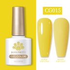BORN PRETTY 10ml Gel Nail Polish Gel 130 Colors Semi Permanent Solid Nail Gel Varnish Soak Off UV Gel for Base Top Coat