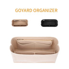 Felt Insert Bag Cosmetic Organizer Insert For Goyard Tote,Makeup Bags With Zipper, Inner Pouch Fit Luxury Handbags for Women