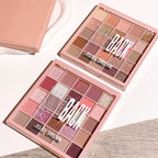 25-color eye shadow tray, oatmeal milk tea tray, sparkling powder, pearl sequins, gentle orange brown, affordable eye shadow