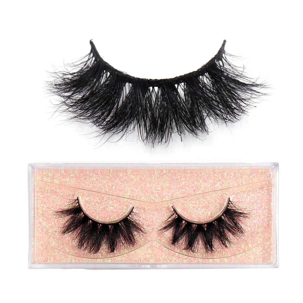 LEHUAMAO 3D Mink Lashes Makeup Eyelashes Natural Fluffy Long Fake Lashes Full Stripe Reusable False Eyelash Extension