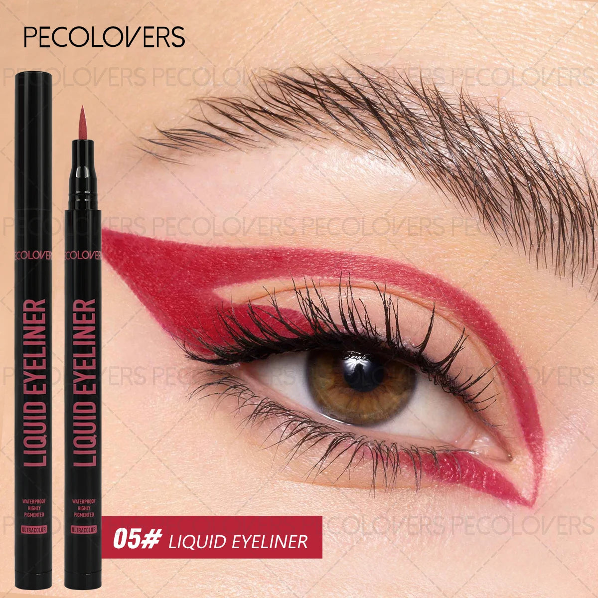 1 Pc Liquid Colorful Eyeliner, High Color Rendering Eyeliner Pen, Quick Drying Waterproof and Sweat-proof, for All Types