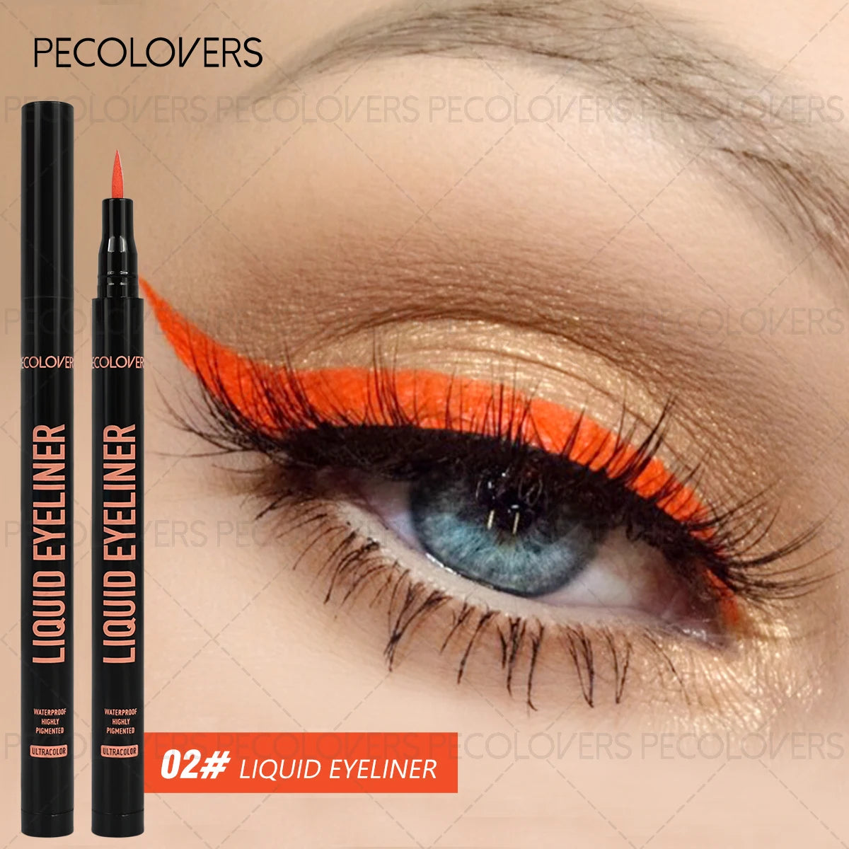 1 Pc Liquid Colorful Eyeliner, High Color Rendering Eyeliner Pen, Quick Drying Waterproof and Sweat-proof, for All Types