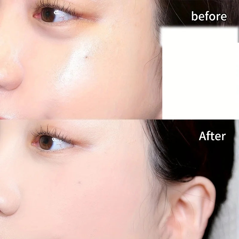 Green Tea Matte Face Mist Pressed Powder: 24 Hour Oil Control Setting Foundation - Full Coverage Waterproof Makeup BLACK