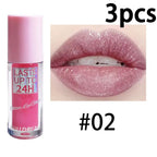 Flowing light Glitter Lip Glaze Long Lasting Lip Gloss Waterproof Liquid Lipstick Makeup Lip Oil Lip Tint Moisturizing