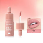 Febble 12 Color Ink Lip Gloss Matte Nude Velvet Liquid Lipstick Multifunctional Long-lasting Lip Cosmetics for Women & Girls