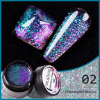 PUETNE 7.5ML Amber Moonlight Cat Magnetic Gel Nail Polish Winter Nails Jelly Glass Cat Eye Soak Off UV Semi-Permanent Varnish