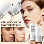 TVLV Color-Adapting 2-in-1 Foundation Stick Moisturizing Brightening Concealing With Brush Makeup Fond de teint adaptable