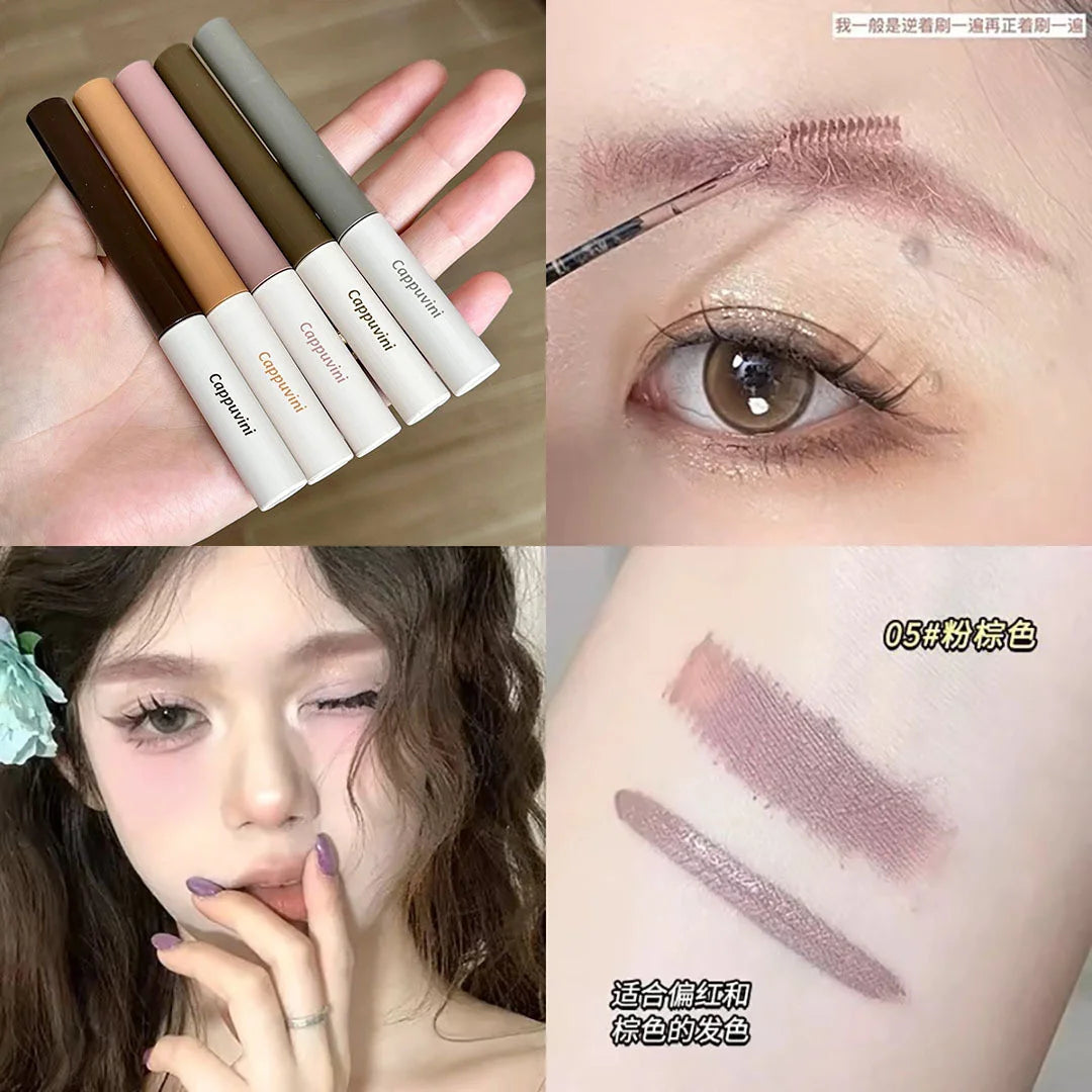 Natural Eyebrow Enhancer Dye Gel Tint Set Waterproof Long Lasting Quick Dry Dyeing Brow Tattoo Tinted Cream Brow Makeup Cosmetic