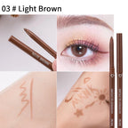 Waterproof Eyeliner Pen White Black Brown Long Lasting Quick-drying Pencil Not Blooming Liquid Eyeliner Gel Eyes Makeup Cosmetic
