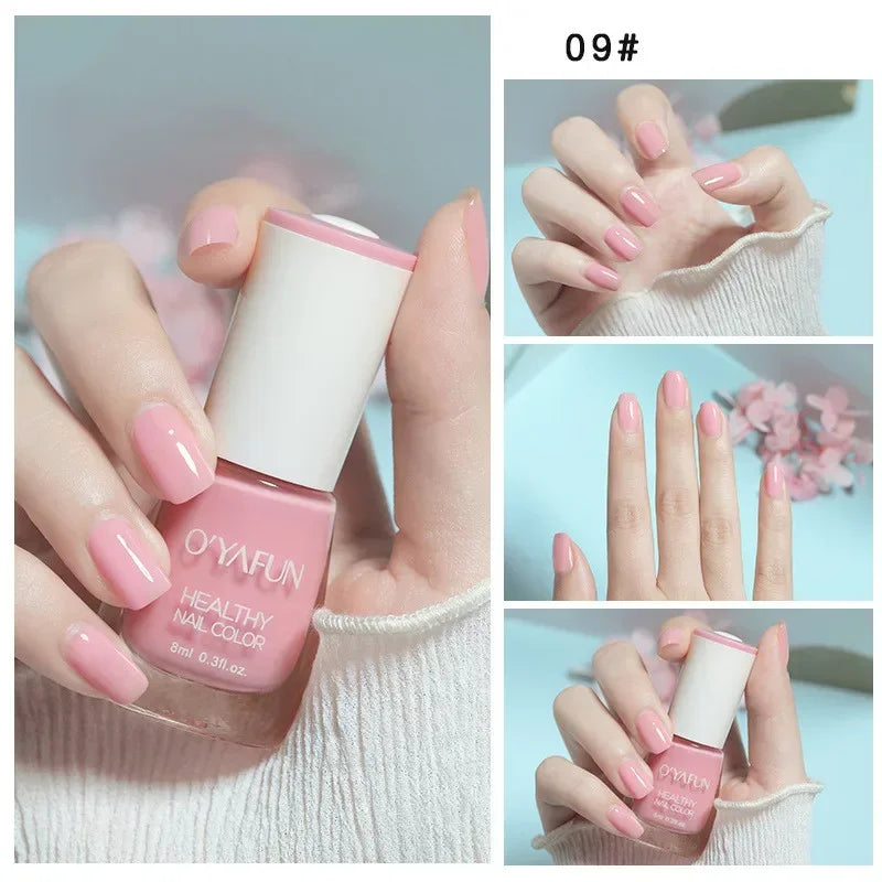 No-bake Nail Polish Nail Art Tearable Quick Dry Normal Without Lamp Nail Polish Glitter Sequins UV Varnish Nails Tools