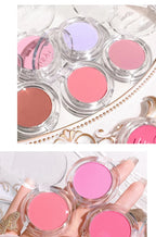 Monochrome Blush Palette Rose Orange Soft Mist Girl Blusher Powder Natural Face Makeup Matte Peach Rouge Contour Shadow Palette
