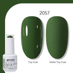 Arte Clavo Solid Color Gel Nail Polish 15ml Soak Off UV LED Gel Semi-Permanent Glitter Polish For Manicure Nail Art Salon Gel