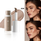 4-Color 3D Face Contour Liquid Bronzer Shade Smooth Highlight Mirror Lasting Natural Nose Shadow Waterproof Brighten Makeup