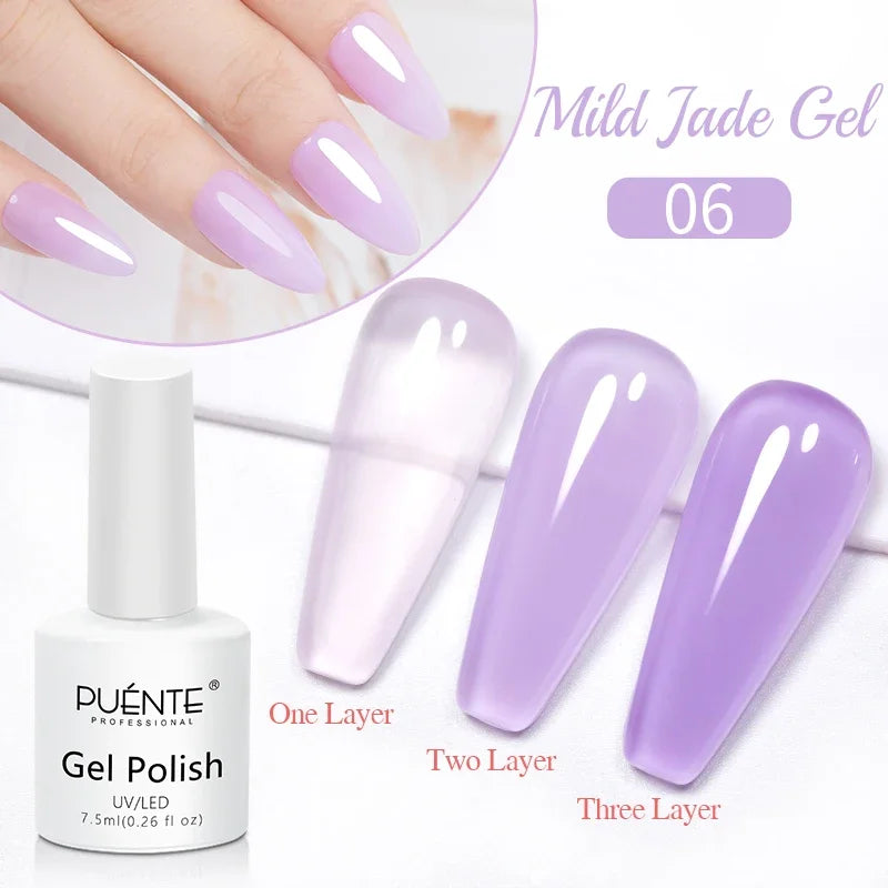 PUENTE 5ml Metallic Painting Liner Gel Polish Bright Mirror Effect Semi-Permanent UV Nail Varnish For Stunning French Nail Art