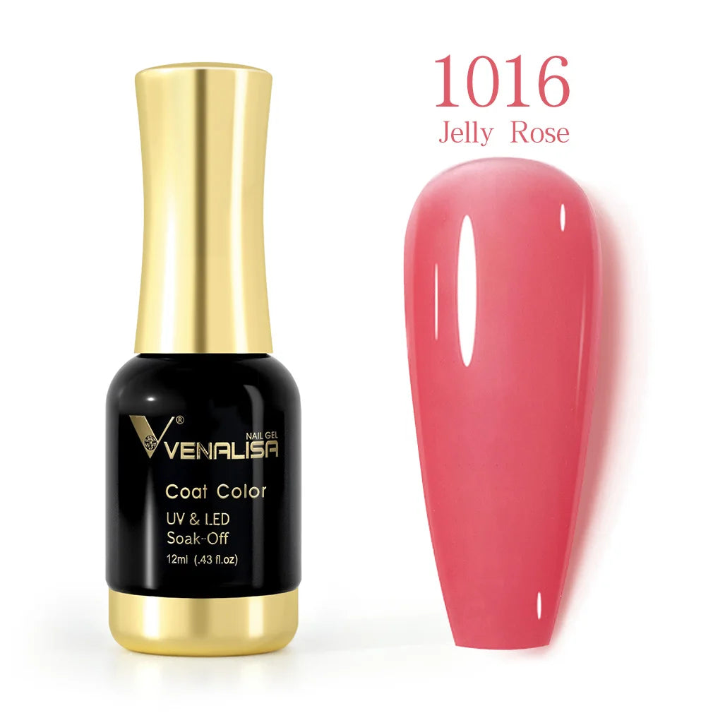 Venalisa 12ml Platinum Gel Nail Polish Super Shiny Effect Nail Gel Perfect Soak off UV&LED Nail Color Foil Chrome Gel Polish