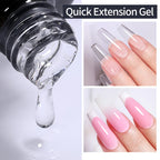 UR SUGAR 7ml Quick Nail Extension Gel Jelly Pink Semi-Transparent Color Extension Gel Polish UV LED Soak Off