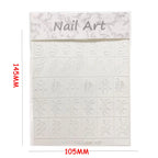 5 Sheets French Cheese Nail Stickers Decoration Self-Adhesive Hollow Lace Nail Art Decals Butterfly Star Shape DIY Nail Art Tool