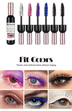 1PC Colorful Eyelash Mascara EyeLashes Extension Curling Lengthen White Purple Cosplay Makeup Glitter Point Diamond Mascara