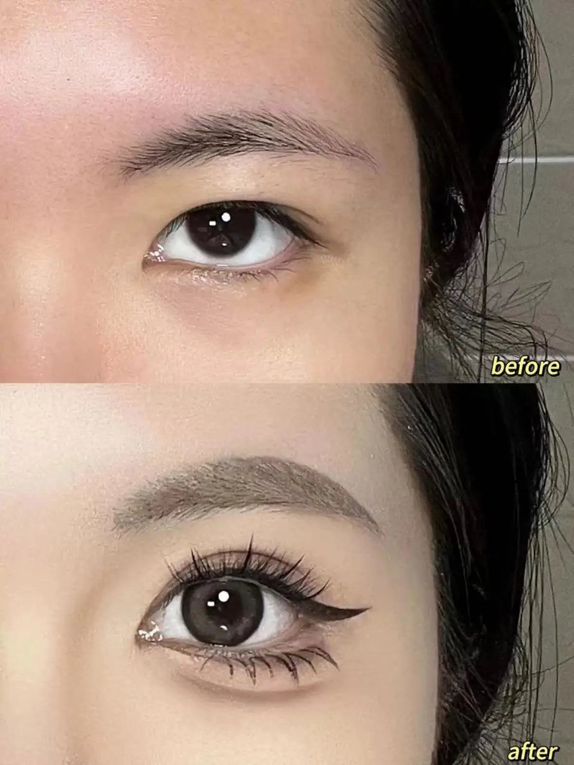 JUDYDOLL Ultra-fine Liquid Eyeliner Skinny Curved Brushwork Long lasting Waterproof Anti Shake Fast Drying Slim Enlarged Eyes