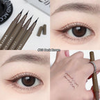 Waterproof Liquid Eyeliner Eyebrow Easy To Color Sweat-proof Eyebrow Pen 0.05MM Ultra Thin Head Eye Liner Eyelash Eye Makeup