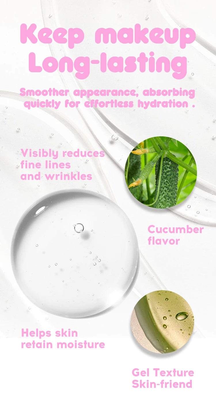 Transparent Jelly Primer Makeup Base Invisible Pore Oil-control Matte Finish Long Lasting Makeup Holding Pre Makeup Primer Gel