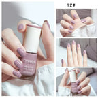 No-bake Nail Polish Nail Art Tearable Quick Dry Normal Without Lamp Nail Polish Glitter Sequins UV Varnish Nails Tools