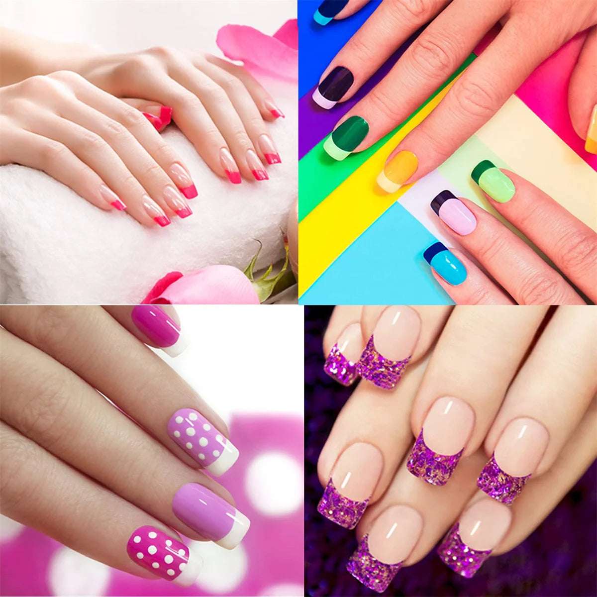 1PCS White French Manicure Strip Nails Sticker Stencil Guide French Nail Art Decals Form Fringe DIY Line Tips Decoration Tools