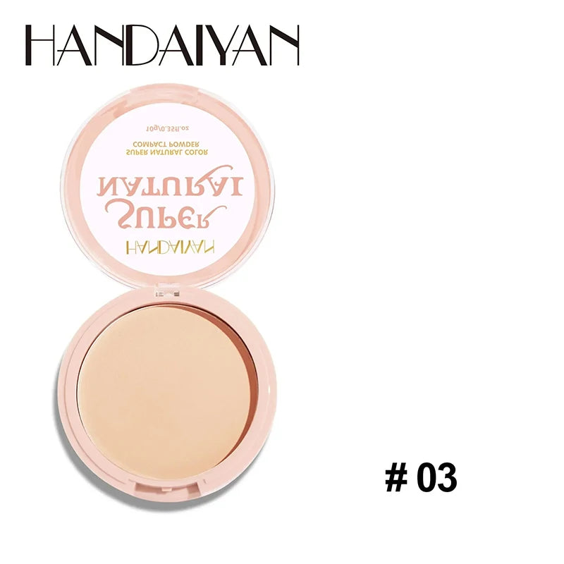 8 Colors Loose Powder Oil Control Waterproof Mineral Face Foundation Cosmetics Long Lasting Makeup Powder Compact Powder Pressed