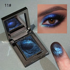 Monochrome Eye Shadow, Flashing, Brightening, Long-Lasting Color, Waterproof and Sweat-Proof, Natural Cosmetics for Creating Exquisite Eye Makeup, Music Festival Party Role-Playing