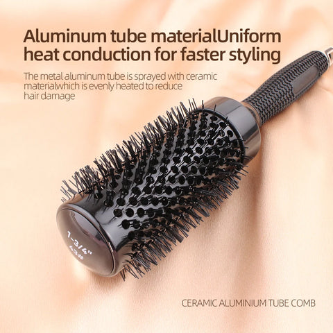 Wholesale High Quality Custom Logo Soft nylon Brush for Salon and home Roll Round Brush Set for Beauty Salon Blower