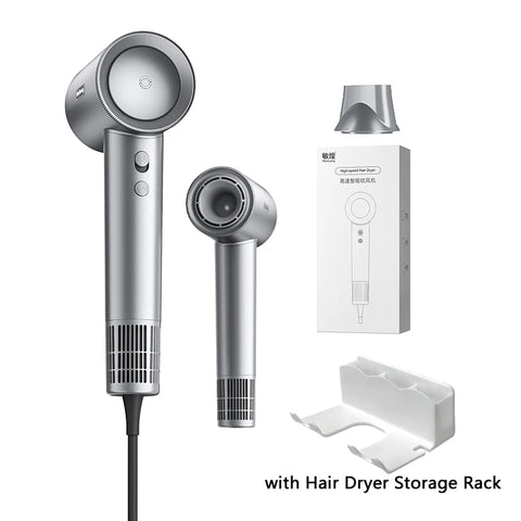 High-Speed Electric Hair Dryer Machine1600W Adjustable Temperature Professional Low Noise Fast Drying Anion Hair Care Blow Dryer