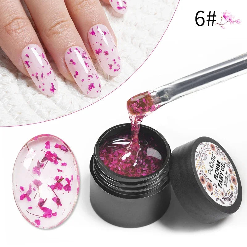 PUENTE 5ml Metallic Painting Liner Gel Polish Bright Mirror Effect Semi-Permanent UV Nail Varnish For Stunning French Nail Art