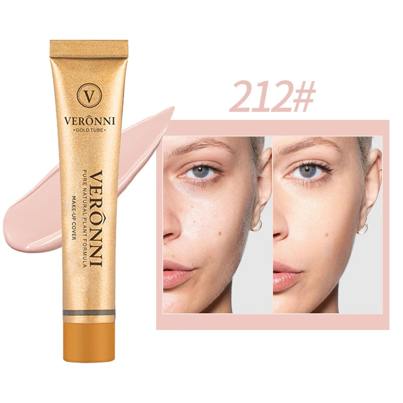 Long-lasting waterproof and sweatproof concealer with natural nude Maquiagem Liquid Concealer Beauty Face  Cosmetics Makeup Base