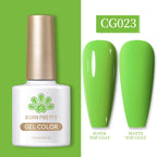 BORN PRETTY 10ml Gel Nail Polish Gel 130 Colors Semi Permanent Solid Nail Gel Varnish Soak Off UV Gel for Base Top Coat