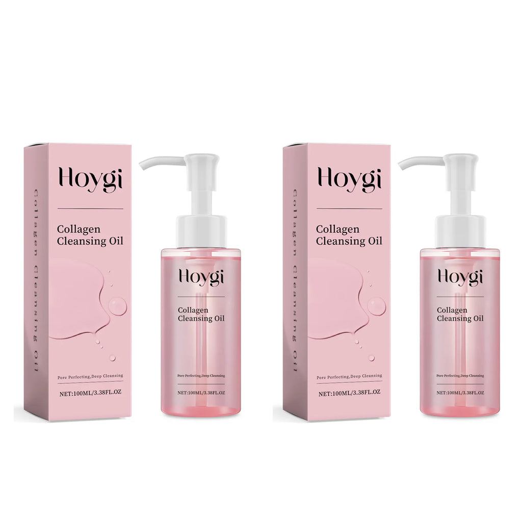 Collagen Makeup Remover Oil Jojoba Oil Makeup Remover Deep Cleansing Pore Dirt Gentle Daily Emulsifying Facial Cleanser Cosmetic