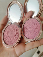 Flower Knows Strawberry Rococo Series Embossed Blush Fine Powder Makeup Smooth Long-Lasting Blusher Face Enhancing Makeup Color