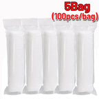 100/1000pcs Disposable Cosmetic Cotton Pads Soft Breathable Double-sided Round Facial Cleaning Makeup Nail Polish Remove Pads