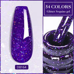 7ml Champagne Gold Sliver Reflective Nail Gel Polish Sparkling Shining Glitter Pink Red Nail Supplies Semi Permanent Gel Varnish