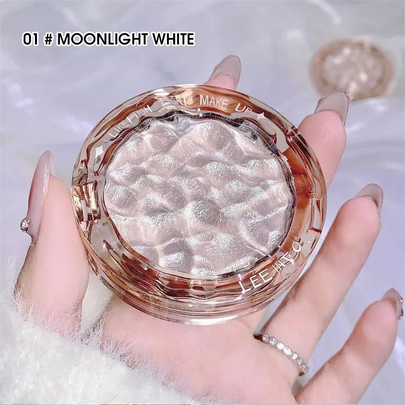 Crystal Bright Light high Gloss Powder Pearl Fine Flash Flash brightening makeup not fly Powder for young girls blush