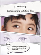 Judydoll Dual-Ended Mascara Waterproof Volumizing Curling Lengthening - Smudge Proof Fiber Brush, 2-in-1 Clump-Free Formula