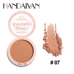 8 Color Matte Face Pressed Powder 24 Hours Oil Control Natural Setting Powder Foundation Full Coverage Waterproof Lasting Makeup