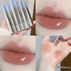 Metal Head Ice Diamond Essence Lip Tint Mirror Water Light Glass Lip Gloss Reduce Lip Wrinkles Moisturizer Lips Pluming Care