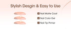 GELLEN Press on Nails for Women 150PCS Almond Shaped False Nails Medium Length Soft Gel Tips Natural Looking Nail Art