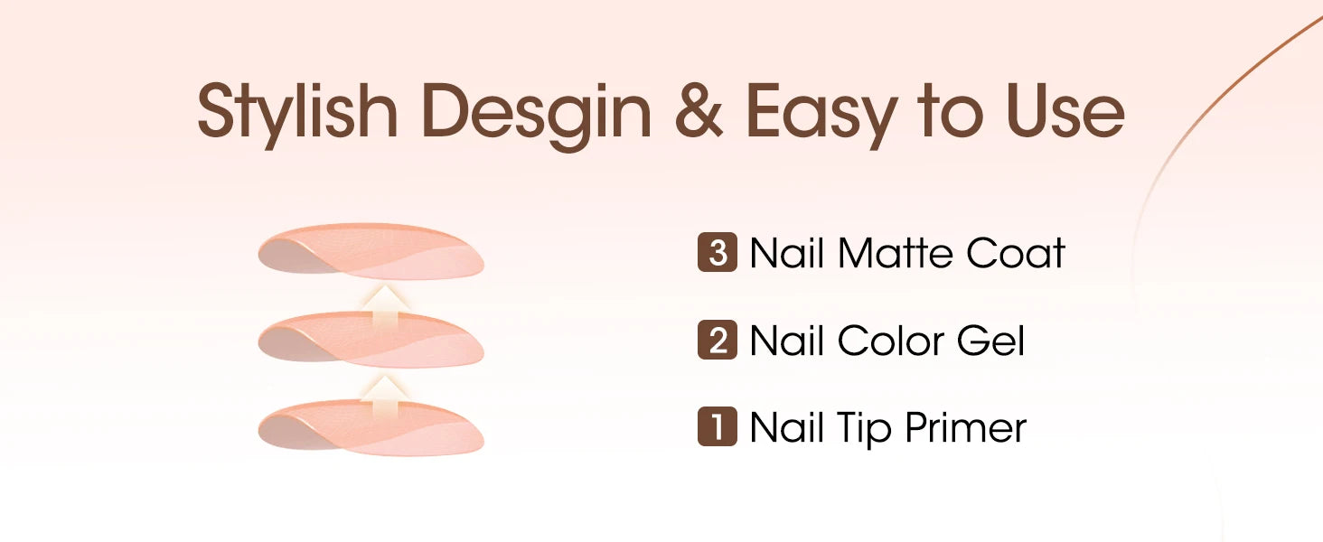 GELLEN Press on Nails for Women 150PCS Almond Shaped False Nails Medium Length Soft Gel Tips Natural Looking Nail Art