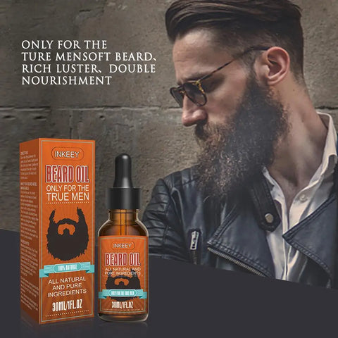 30ml Beard Growth Oil Serum For Men Beard Growth And Grooming Soften Strengthen Styling Beard Oil Beard Care Thicker Nourish